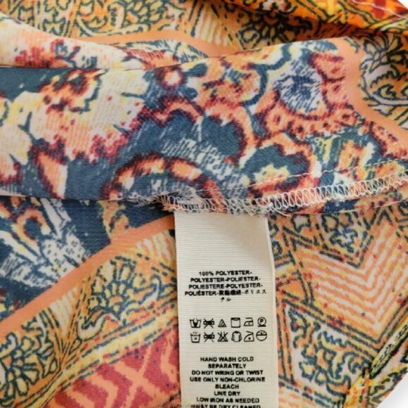 Free People Paisley Boho Mini Dress XS - Picture 6 of 10